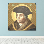 St. Thomas More (SAU 026) 24"x24" Leinwanddruck (Insitu (Holzboden))