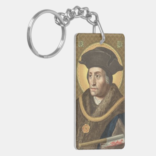 St. Thomas More (SAU 026) Anpassbar Schlüsselanhänger (Vorderseite links)