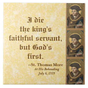 St. Thomas More (SAU 026) Berühmtes Zitat Fliese
