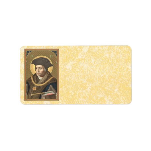 St. Thomas More (SAU 026) Perchment Adressaufkleber (Vorne)