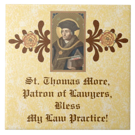 St. Thomas More (SAU 026) Rechtspraxis Segen Fliese (Vorderseite)