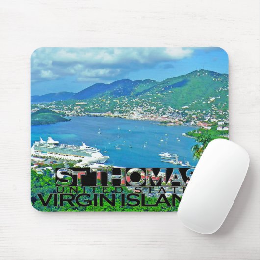 St Thomas Mousepad (Mit Mouse)