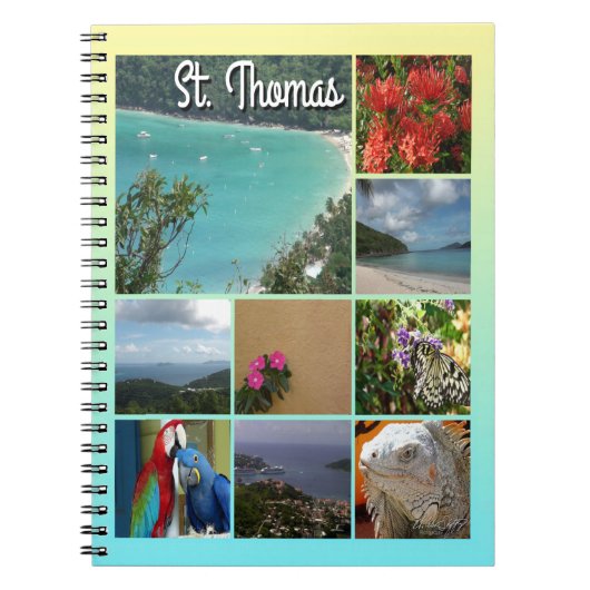 St. Thomas Notebook Notizblock (Vorderseite)