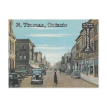 St. Thomas, Ontario - Talbot Street c. 1935