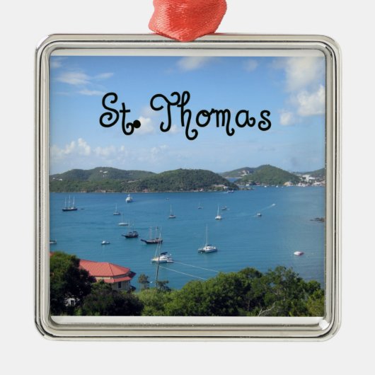 St. Thomas Ornament Aus Metall (Vorne)