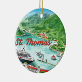 St. Thomas-Ornament Keramik Ornament (Rechts)