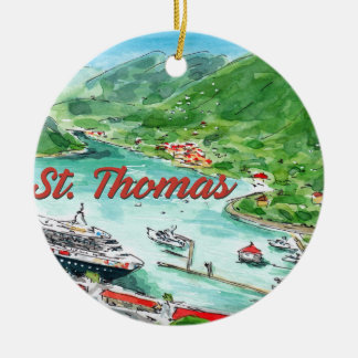 St. Thomas-Ornament Keramik Ornament