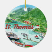 St. Thomas-Ornament Keramik Ornament (Hinten)