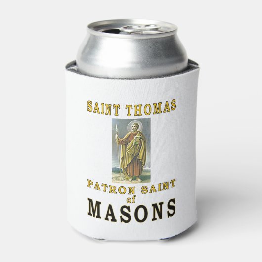 ST THOMAS PATRON SAINT OF MASONS DOSENKÜHLER (Kanne Vorderseite)