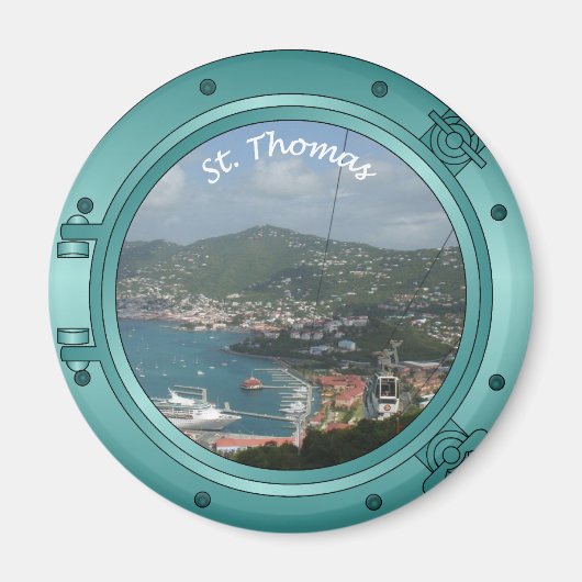 St Thomas Porthole Magnet (Vorne)