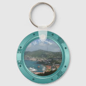 St Thomas Porthole Schlüsselanhänger (Vorderseite)