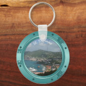 St Thomas Porthole Schlüsselanhänger (Vorderseite)