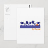 St. Thomas Postkarte (Vorne/Hinten)