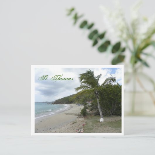 St. Thomas Postkarte (Stehend Vorderseite)