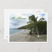 St. Thomas Postkarte (Vorne/Hinten)