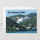 St. Thomas Postkarte (Vorne/Hinten)