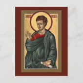 St. Thomas Prayer Card Postkarte (Vorderseite)
