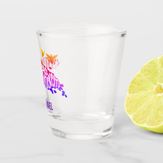 St. Thomas "Rock City" Jungfrau Islands | Sonnenun Schnapsglas (Rechts)