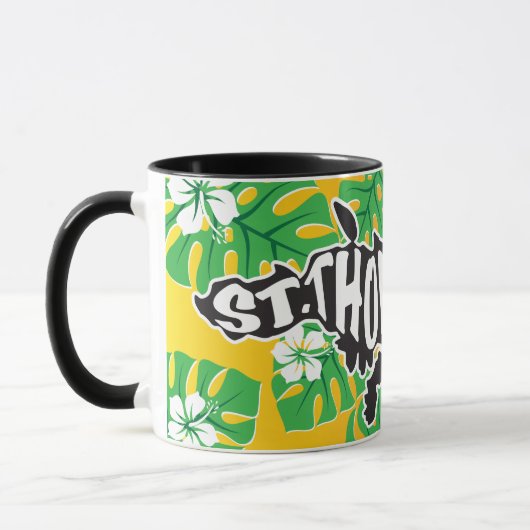 St. Thomas "Rock City" Jungfrau Islands Tasse (Links)