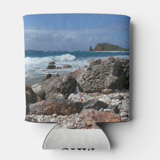 St. Thomas Rocky Beach Dosenkühler (Rückseite)