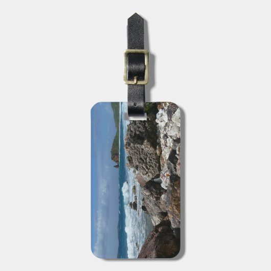 St. Thomas Rocky Beach Gepäckanhänger (Vorderseite vertikal)