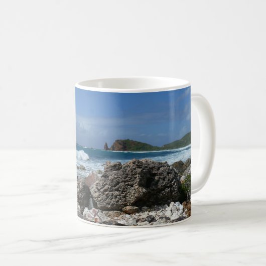 St. Thomas Rocky Beach Kaffeetasse (VorderseiteRechts)