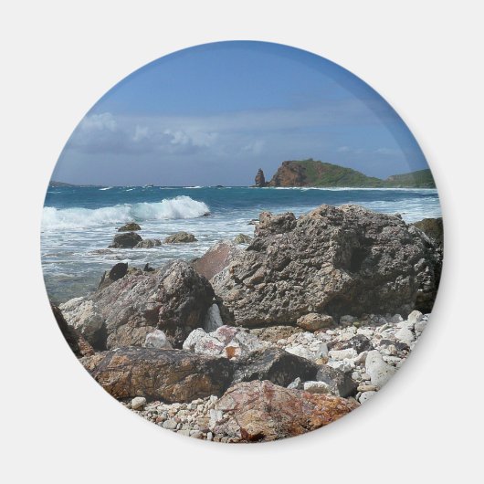 St. Thomas Rocky Beach Magnet (Vorne)