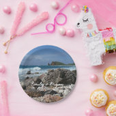 St. Thomas Rocky Beach Pappteller (Party)