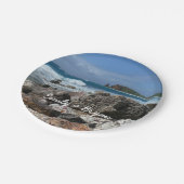 St. Thomas Rocky Beach Pappteller (Schrägansicht)