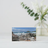 St. Thomas Rocky Beach Visitenkarte (Stehend Vorderseite)