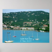 St. Thomas Sailboats Poster (Vorne)
