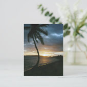 St. Thomas Sunset Postcard Postkarte (Stehend Vorderseite)