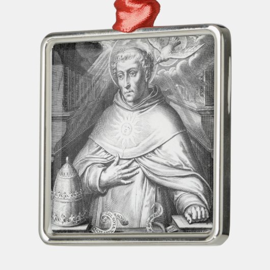 St Thomas Thomas von Aquin Ornament Aus Metall (Links)