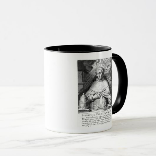 St Thomas Thomas von Aquin Tasse (VorderseiteRechts)
