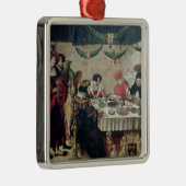 St Thomas Thomas von Aquin und Louis IX Silbernes Ornament (Rechts)