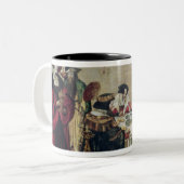 St Thomas Thomas von Aquin und Louis IX Zweifarbige Tasse (Vorderseite Links)