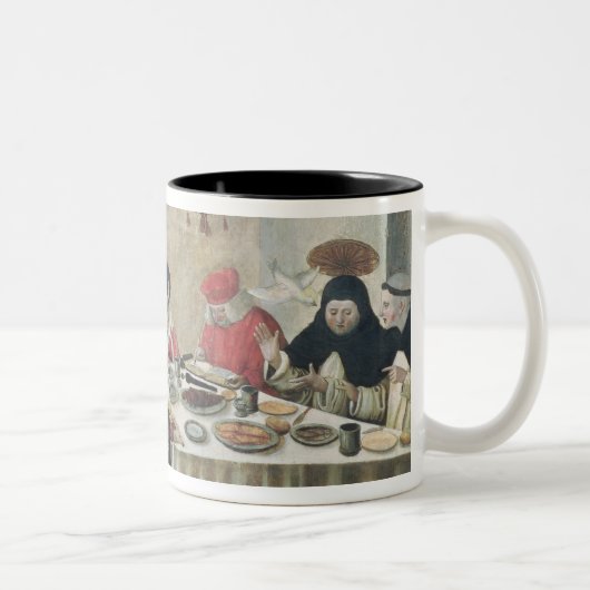 St Thomas Thomas von Aquin und Louis IX Zweifarbige Tasse (Rechts)