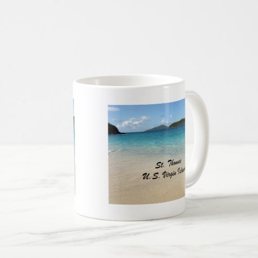 St. Thomas, U.S. Jungfrau Island Kaffeetasse (VorderseiteRechts)