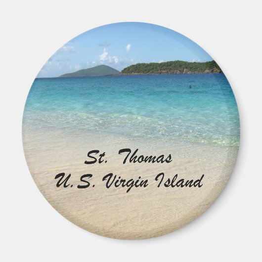 St. Thomas, U.S. Jungfrau Island Magnet (Vorne)