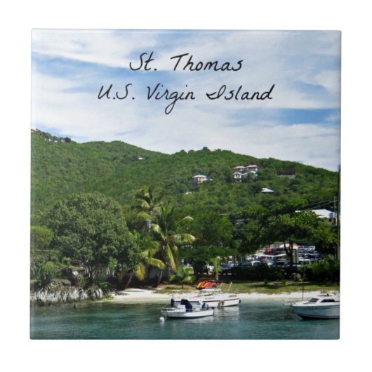 St. Thomas, U.S. Jungfrau Islands Fliese (Vorderseite)