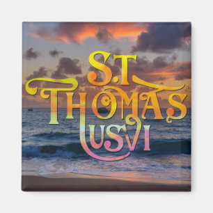 St Thomas U.S. Jungfrau Islands Magnet