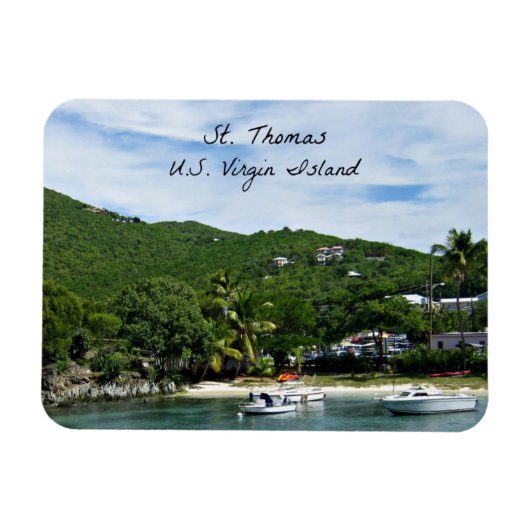 St. Thomas, U.S. Jungfrau Islands Magnet (Horizontal)