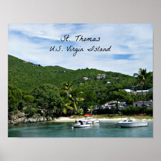 St. Thomas, U.S. Jungfrau Islands Poster (Vorne)