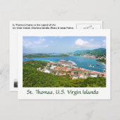 St. Thomas, U.S. Jungfrau Islands Postkarte (Vorne/Hinten)