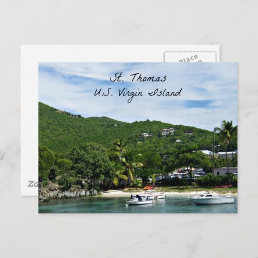 St. Thomas, U.S. Jungfrau Islands Postkarte (Vorne/Hinten)