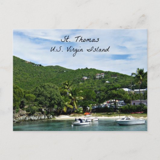 St. Thomas, U.S. Jungfrau Islands Postkarte (Vorderseite)