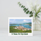 St. Thomas, U.S. Jungfrau Islands Postkarte (Stehend Vorderseite)