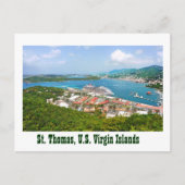 St. Thomas, U.S. Jungfrau Islands Postkarte (Vorderseite)