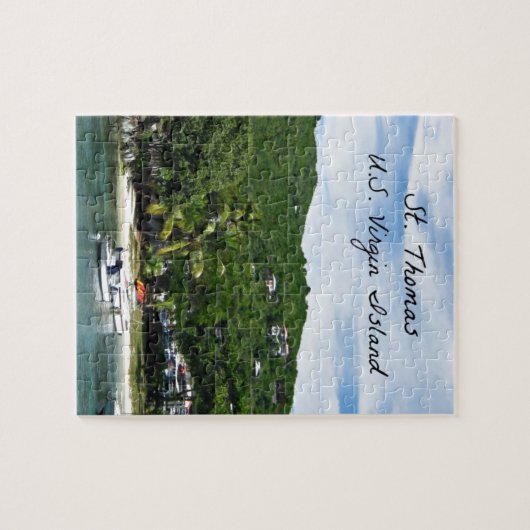 St. Thomas, U.S. Jungfrau Islands Puzzle (Horizontal)