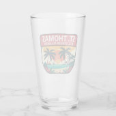 St Thomas U.S. Jungfrau Islands Retro Emblem Glas (Rückseite)